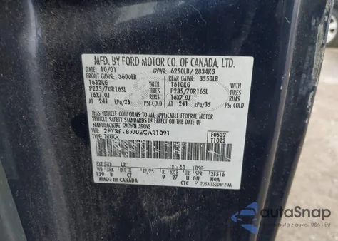 2002 Ford F-150 Xl/Xlt z USA, uszkodzony, nr VIN 2FTRF18W02CA21091